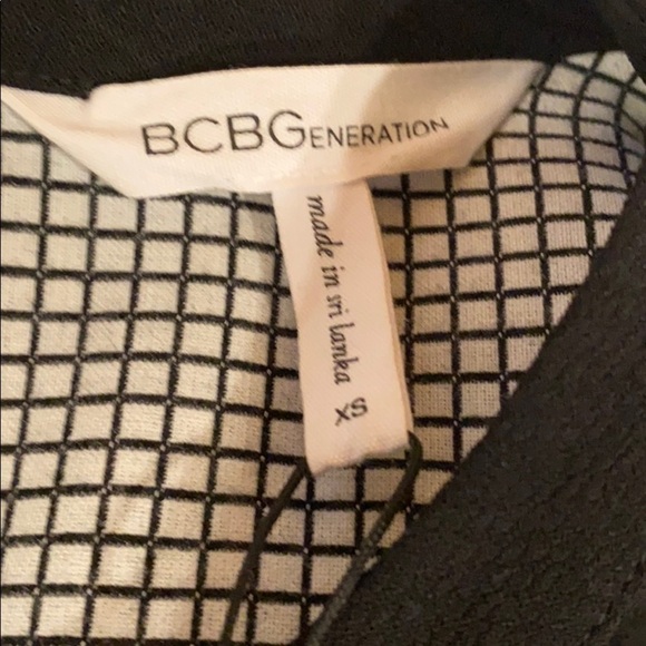 NEW BCBGENERATION Black Checkered Dress XS - Picture 4 of 8